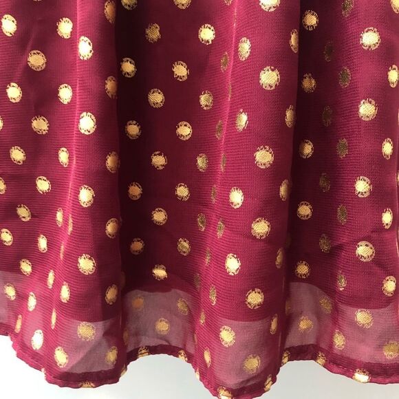 Charming Charlie maroon tunic dress woman’s size S - Picture 6 of 8